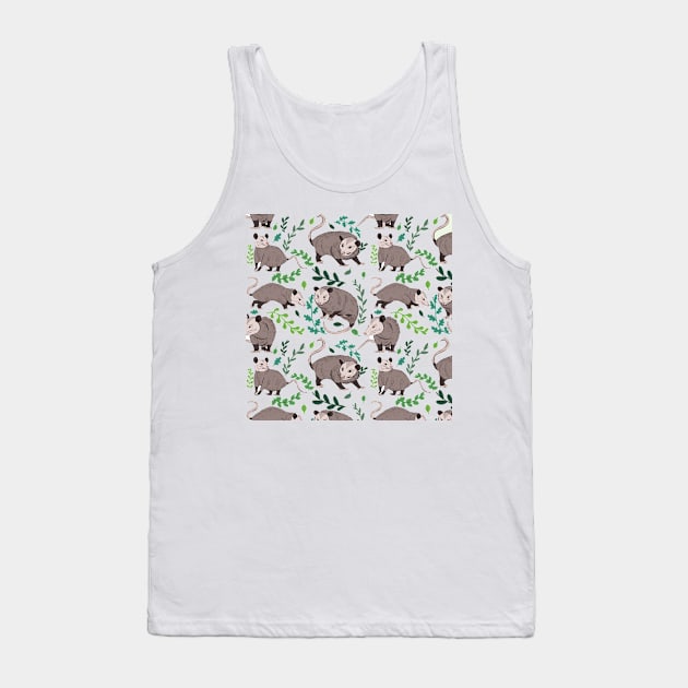 Possums & Plants Tank Top by claudiecb